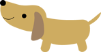 ダックスのイラスト1